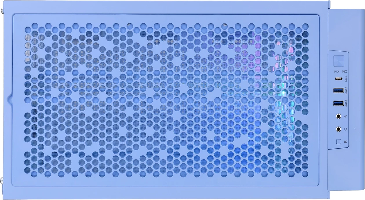 Kasë Thermaltake Ceres 350 MX, midi tower, Hydrangea Blue, xham i temperuar, RGB