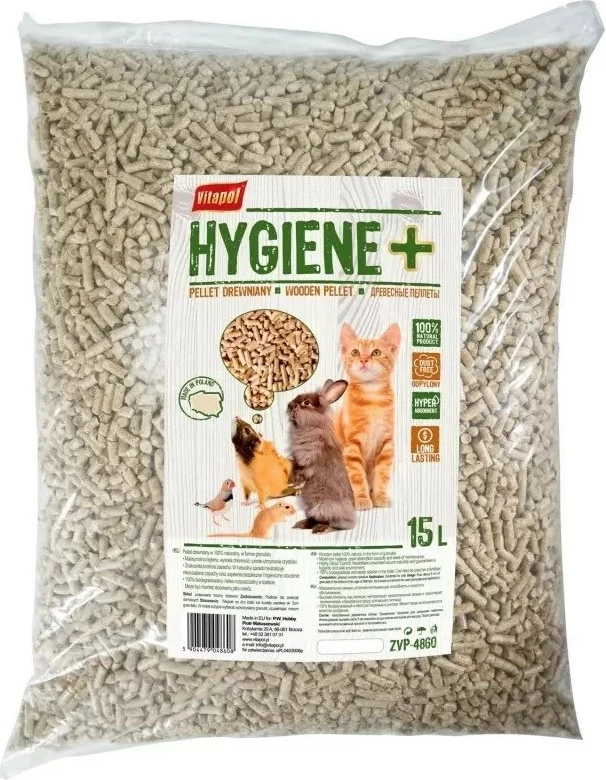 Zall shtroje për kafshë Vitapol Hygiene+, 15L