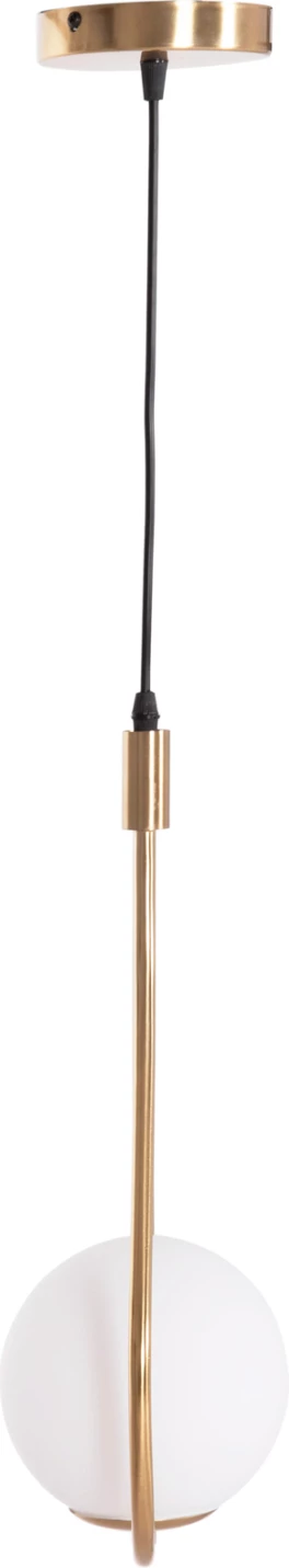 Llambë tavani varëse DROPLET, metalik, ngjyrë ari, glob i bardhë qumështi, FH7503.12, 23.5x12x147cm