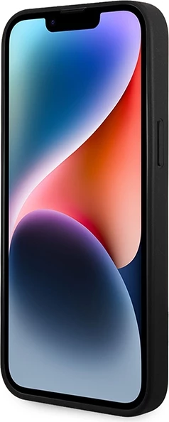 Mbështjellës Mercedes AMG AMHMP14XOSDBK për iPhone 14 Pro Max 6.7", lëkurë, MagSafe, zi