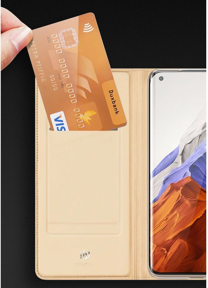 Mbështjellës Dux Ducis Skin Pro Bookcase për Xiaomi Mi 11 Pro, rozë