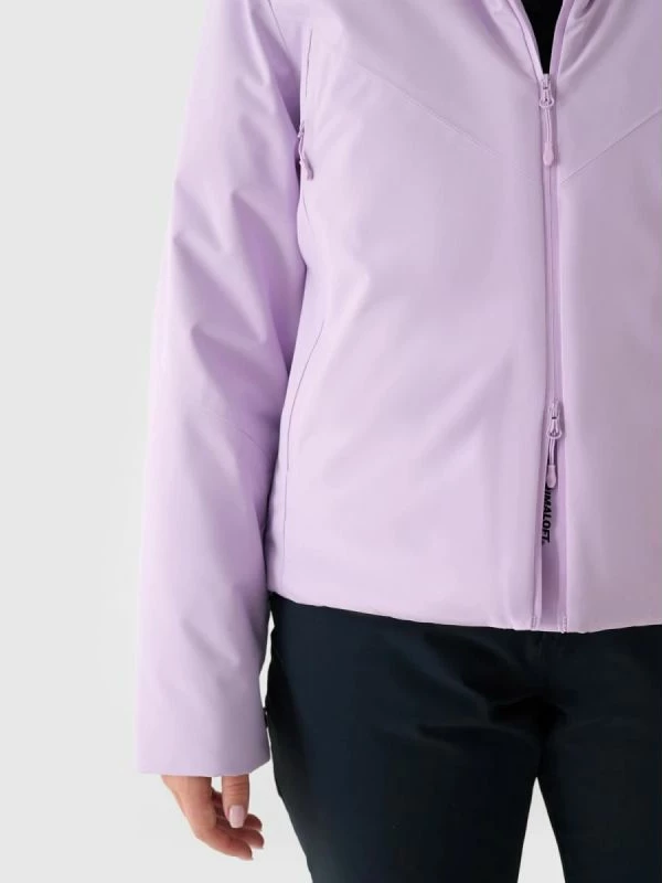 Jakne skijimi për femra 4f, e zezë