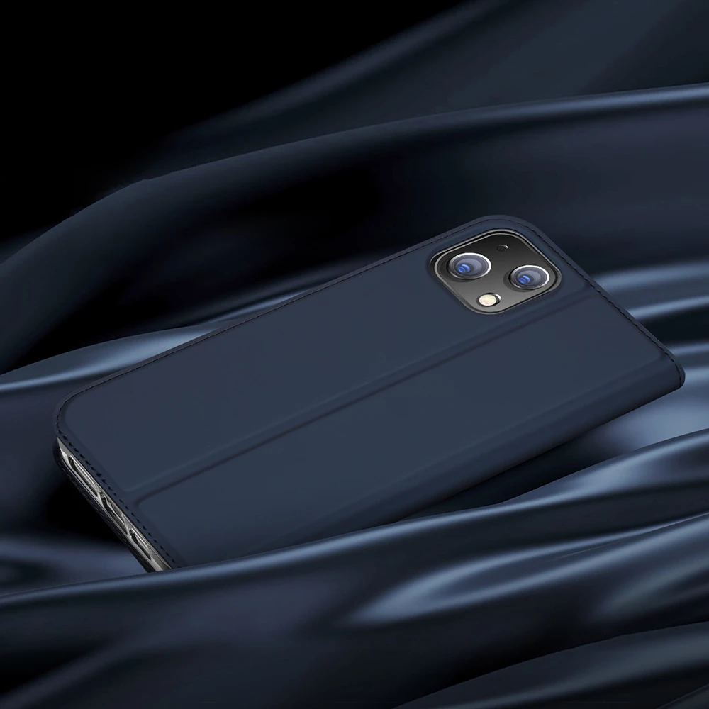 Mbështjellës Dux Ducis Skin Pro për iPhone 14 Plus, eko lëkurë, e zezë