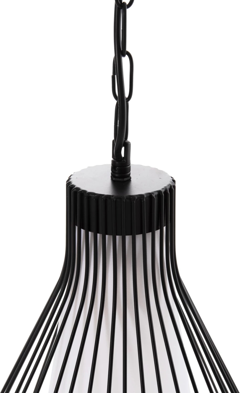 Llambë varëse tavani, kapak metali i zi, FH4074, Φ33x141H cm