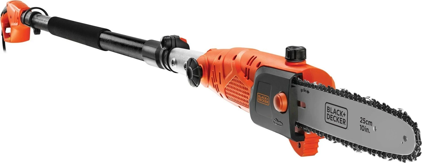 Krasitës elektrik me zinxhir BLACK+DECKER PS7525-QS, 18 V, 3.5 cm, zi/portokalli