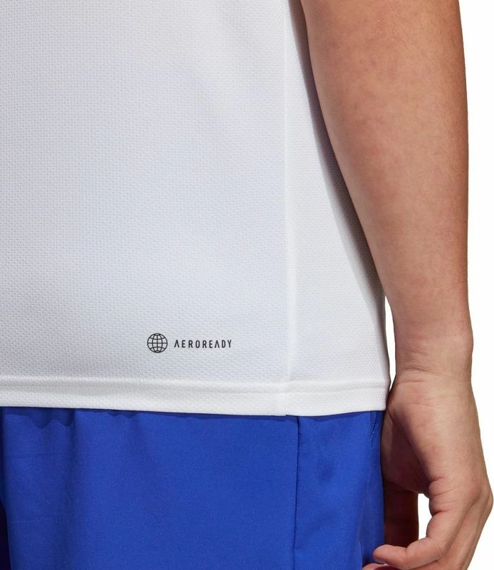 Fanellë stërvitjeje për meshkuj adidas, e bardhë