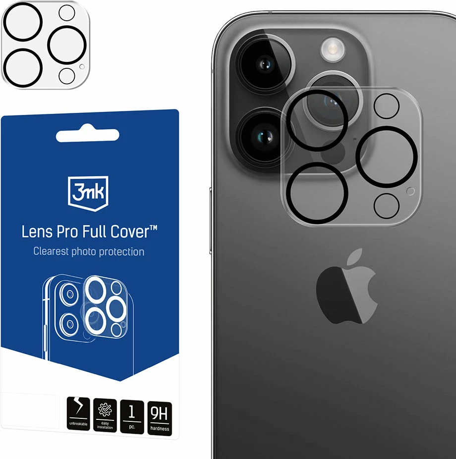 Mbështjellës xhami për kamera 3mk Lens Pro Full Cover për iPhone 12 Pro Max