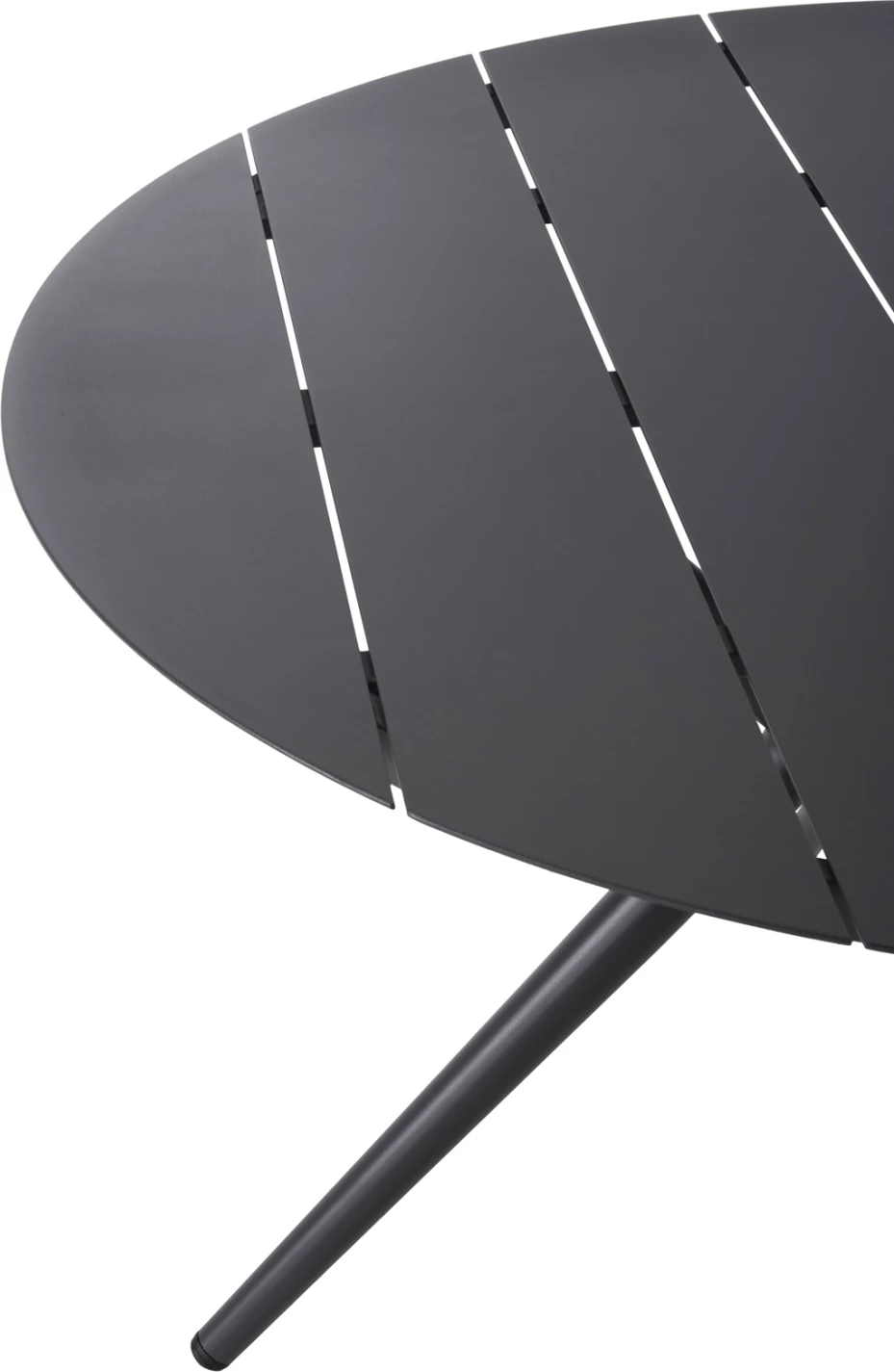 Tavolinë e jashtme e rrumbullakët HIGER FH6061.03 alumini antracit Φ126Χ73H cm