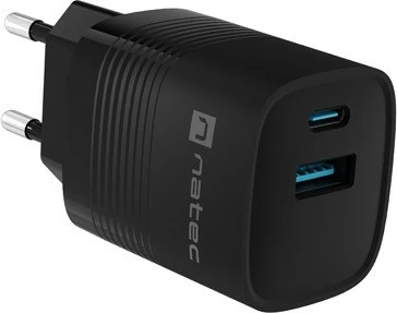 Karikues muri Natec Ribera GAN, 30W, 1x USB-A + 1x USB-C, i zi