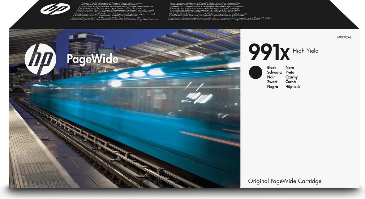 Kasetë boje, HP, 991X M0K02AE PageWide, 375 ml deri 20,000 faqe, XL, e zezë