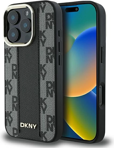 Mbështjellës DKNY për iPhone 16 Pro Max, MagSafe, i zi