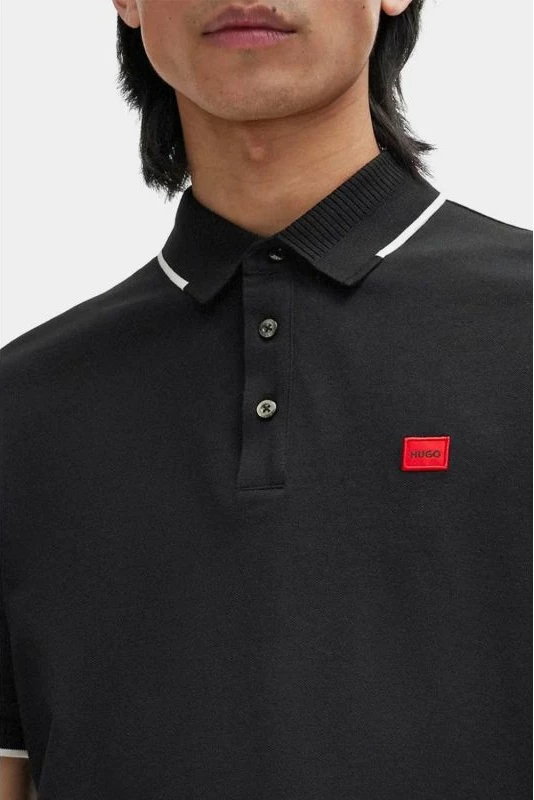 Maicë polo për meshkuj Hugo, e zezë