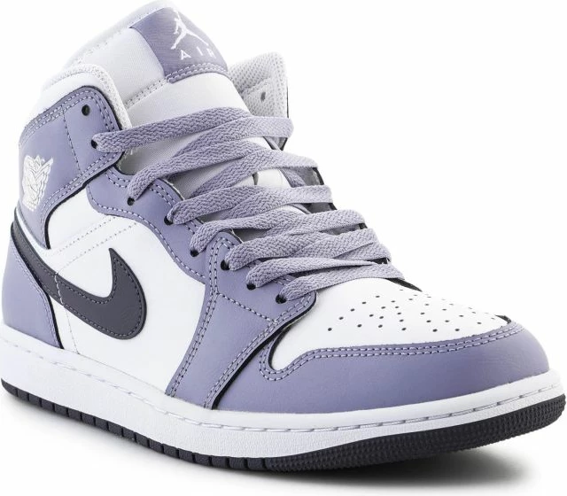 Atlete Nike Air Jordan 1 MID unisex, të bardha