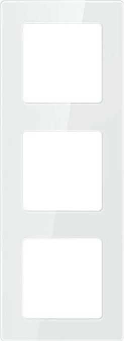 Kornizë trefishe për çelësa Avatto N-TS10-Frame-W3, e bardhë