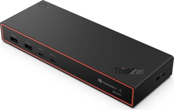 Dok Thunderbolt 4 Smart Lenovo ThinkPad Gen 2 7500 40BE0135EU, 8K 60Hz, 40 Gb/s, HDMI, 2x DisplayPort, 2x USB-C, 4x USB-A, e zezë