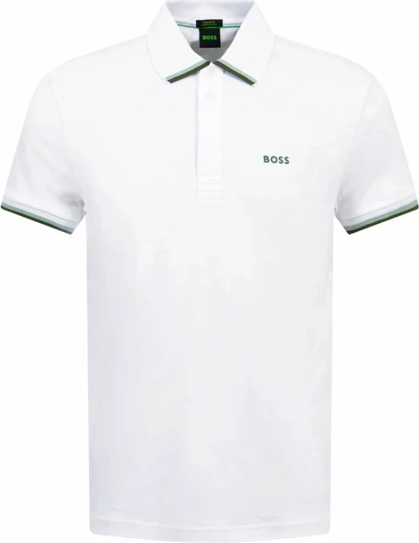 Maicë polo për meshkuj Boss, e bardhë