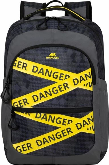 çantë shpine për laptop RivaCase 5431, 20L, 15.6", material rezistent ndaj ujit, gri