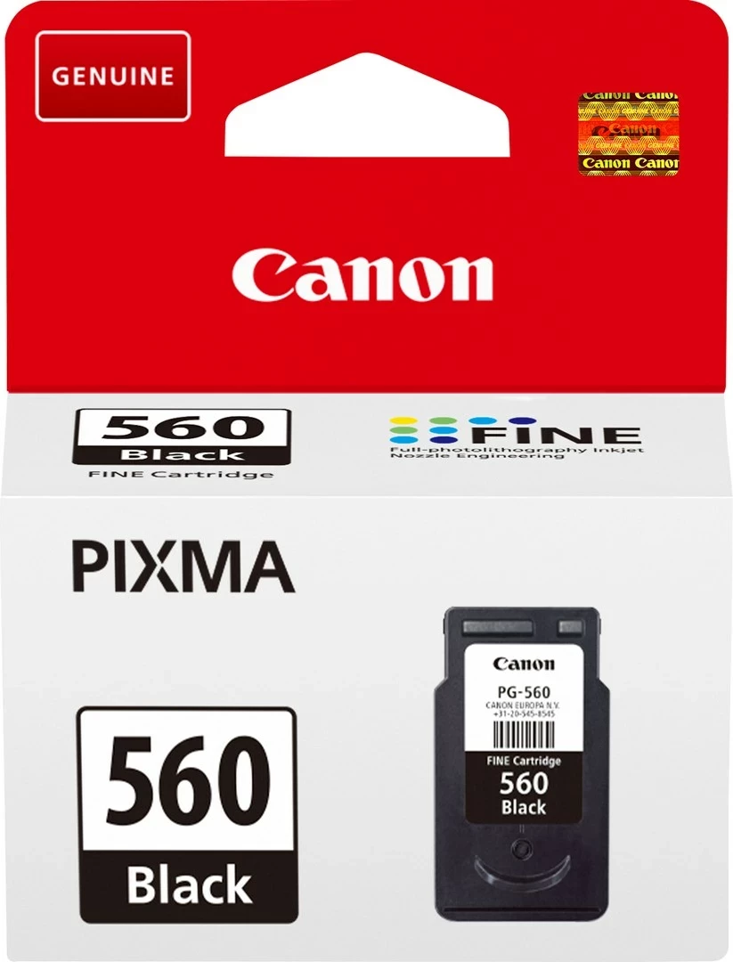 Toner Canon PG-560, Ngjyrë e zezë