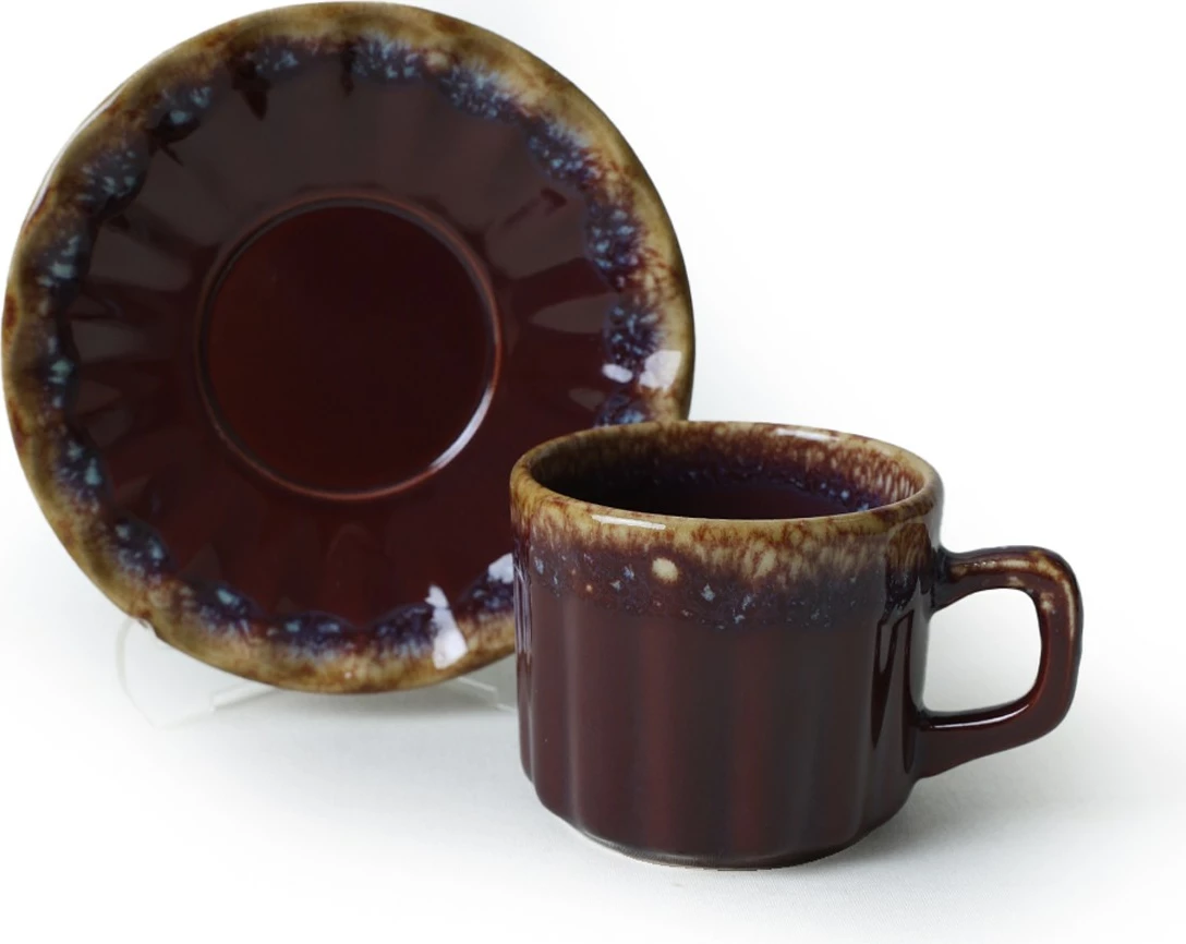 Set filxhanësh çaji (12 copë), Hermia Concept, X00018094, ngjyrë damson