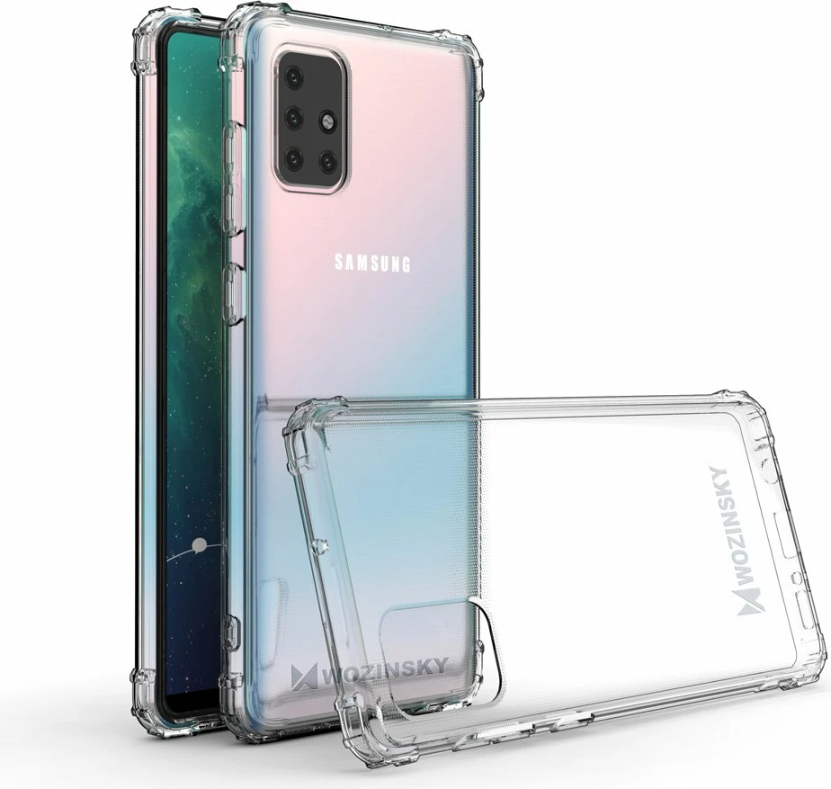 Mbështjellës Wozinsky Anti Shock për Samsung Galaxy A72, transparent