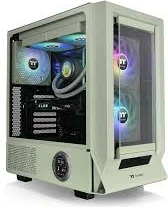 Kasë Thermaltake Ceres 350 MX, Midi Tower, Matcha Green, xham i temperuar, RGB