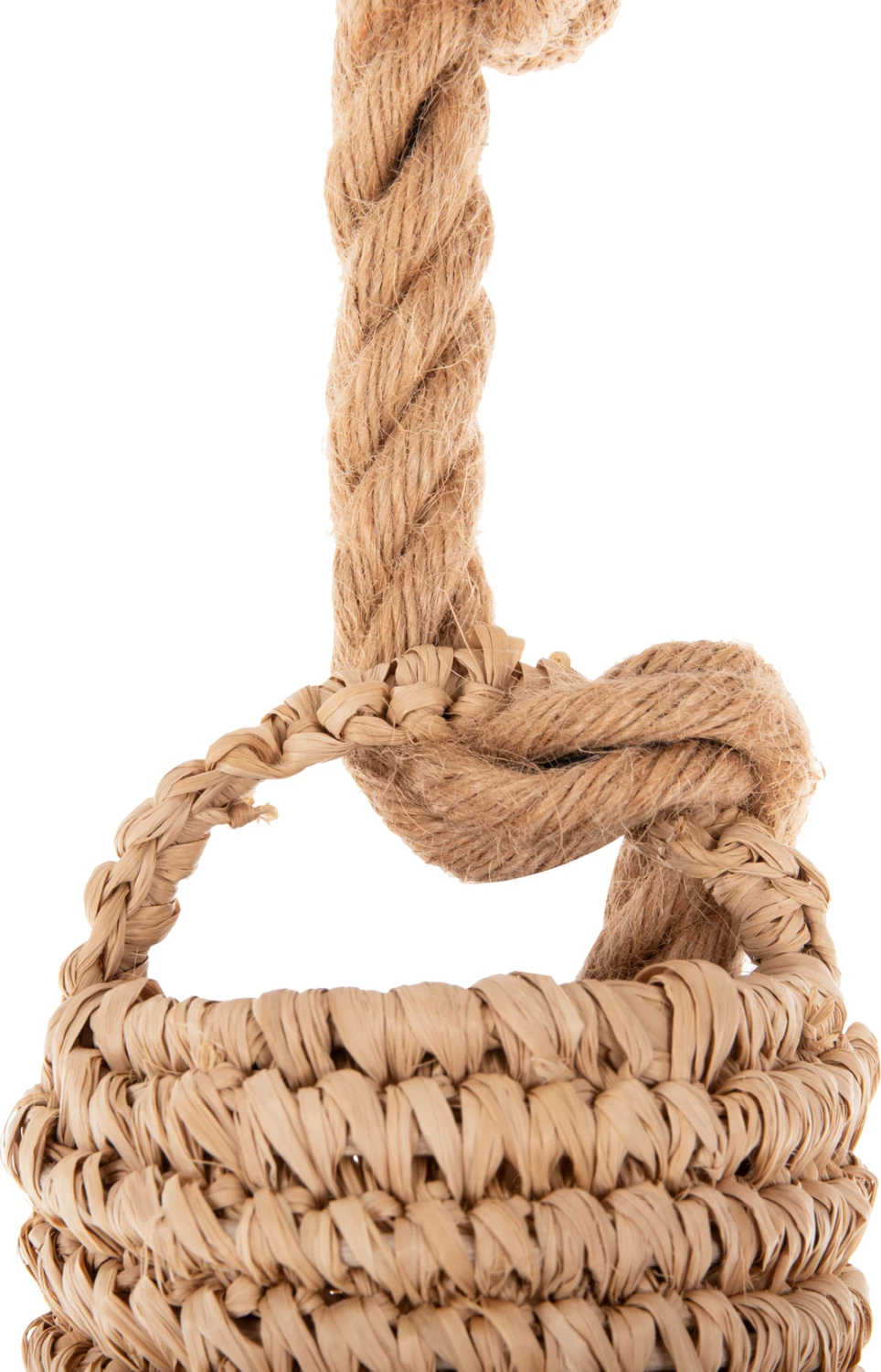 Set llambë varëse tavani, litar dhe fibra gjethe palme të thata, FH11923, Φ41.5Χ150H cm