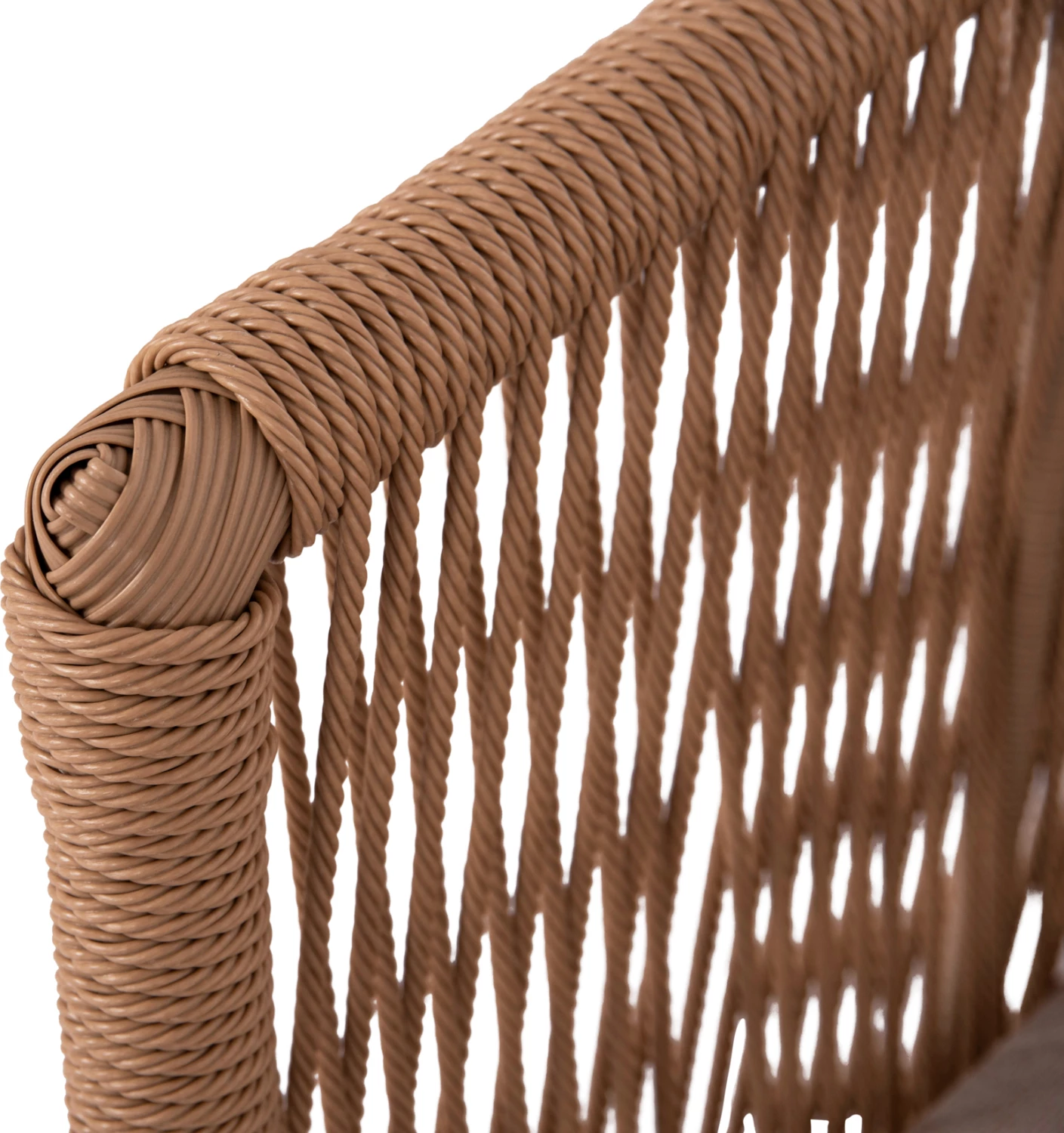 Set lounge për jashtë, 4 pjesë, FREJA FH6057.04, alumin, ratan sintetik, ngjyrë kapuçino & jastëkë bezhë