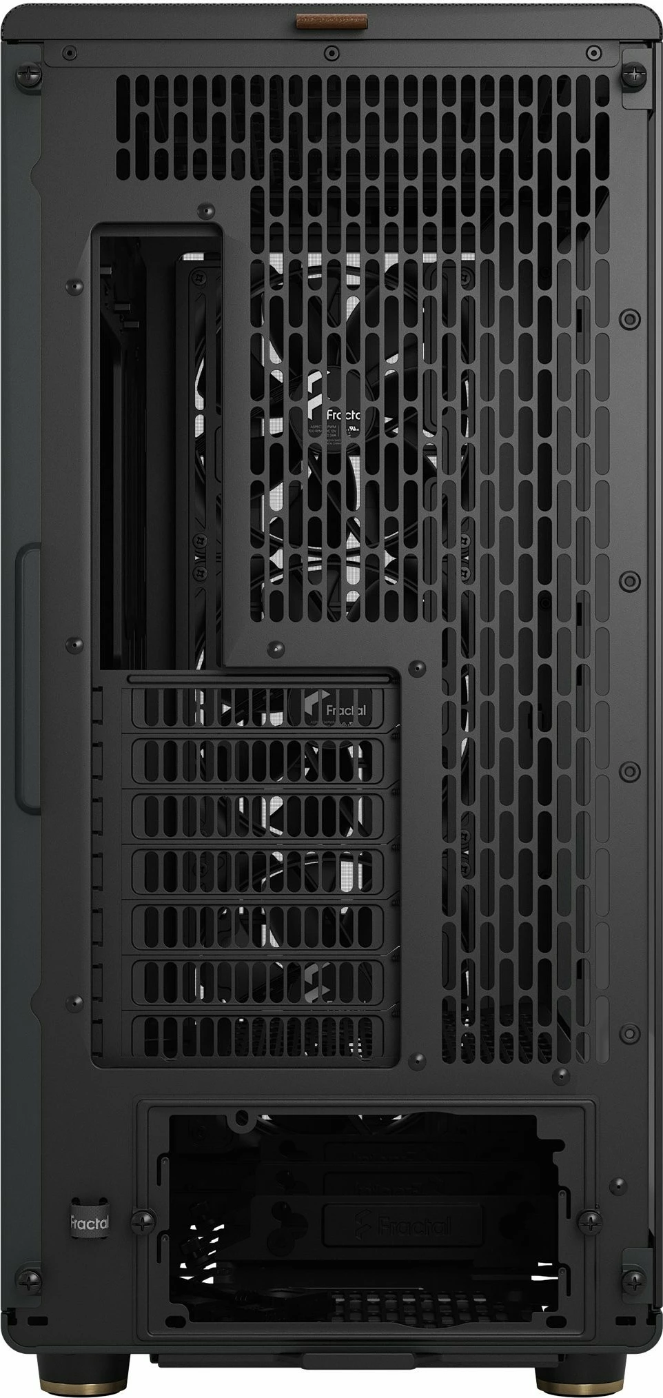 Kasë Fractal Design FD-C-NOR1X-02, Midi Tower, ATX, EATX, micro ATX, Micro-ITX, e zezë, qymyr