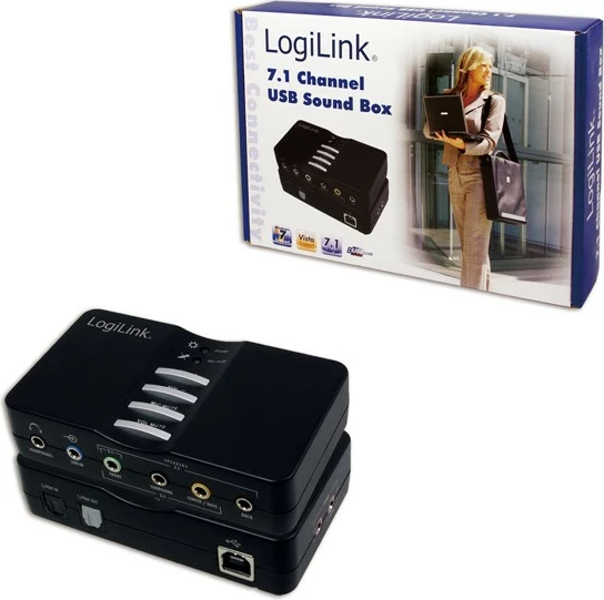 Kartë zanore USB LogiLink UA0099, 7.1 kanale, e zezë