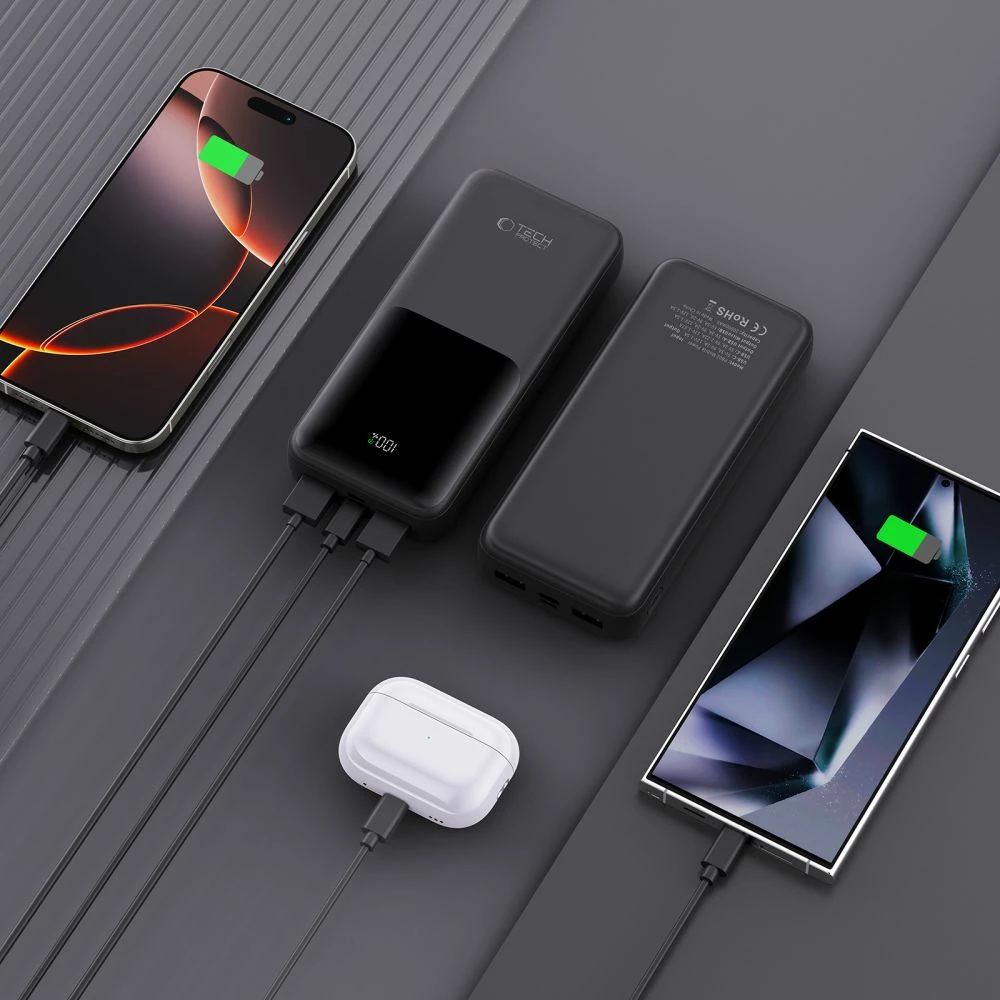 Powerbank Tech-Protect PB02 20000mAh 22.5W, e zezë