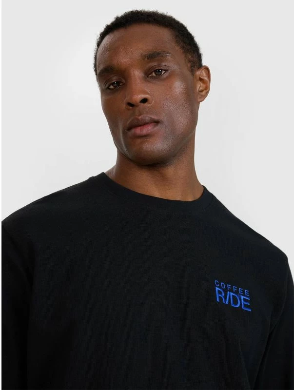 Maicë e gjatë oversize për meshkuj 4F, e zezë