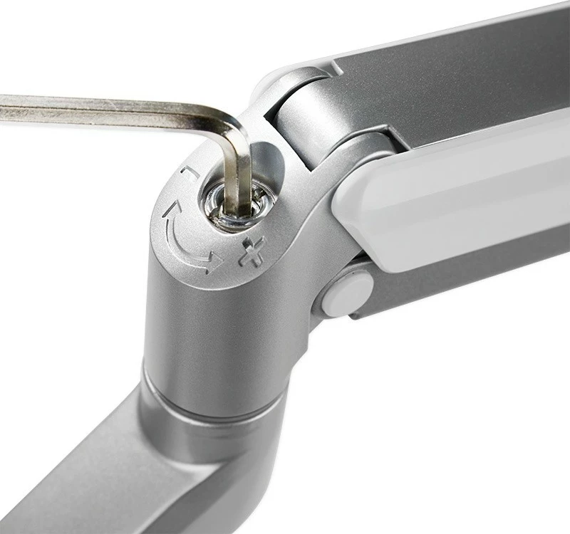 Mbajtëse monitori LogiLink BP0086, për tavolinë, 17-32 inç, 9 kg, argjendtë