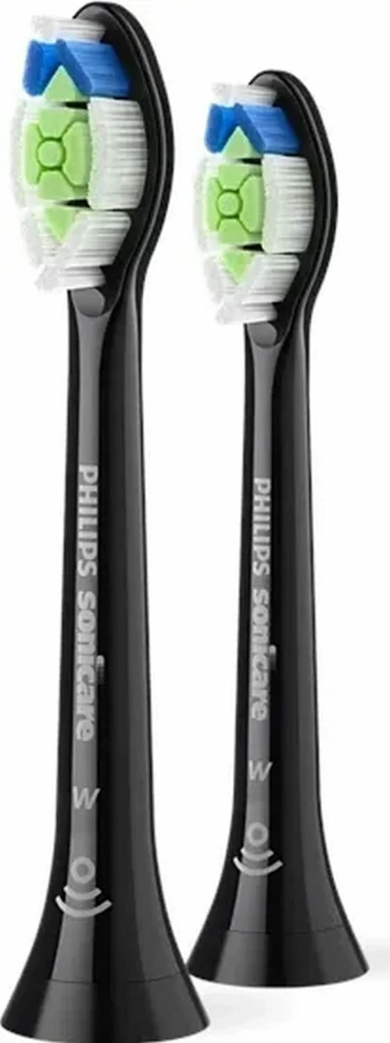 Koka rezervë për brushë dhëmbësh Philips Sonicare W2 Optimal White HX6062/88, 2 copë, e zezë