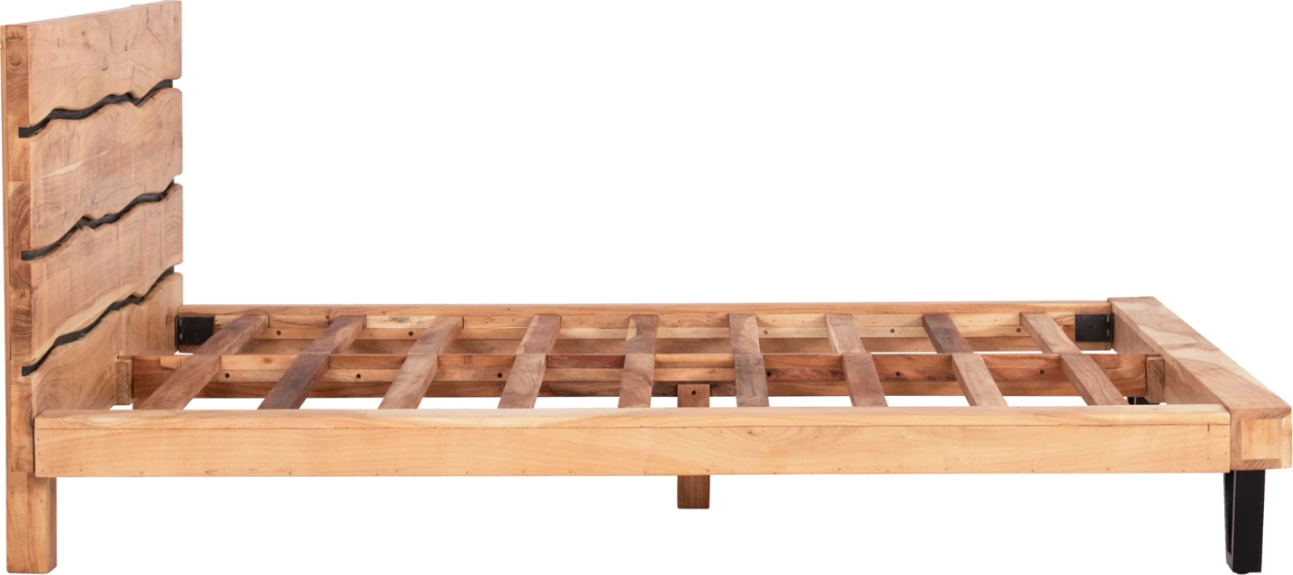 Krevat ALICIA FH8359.11, metal dhe dru akacie, 160Χ200