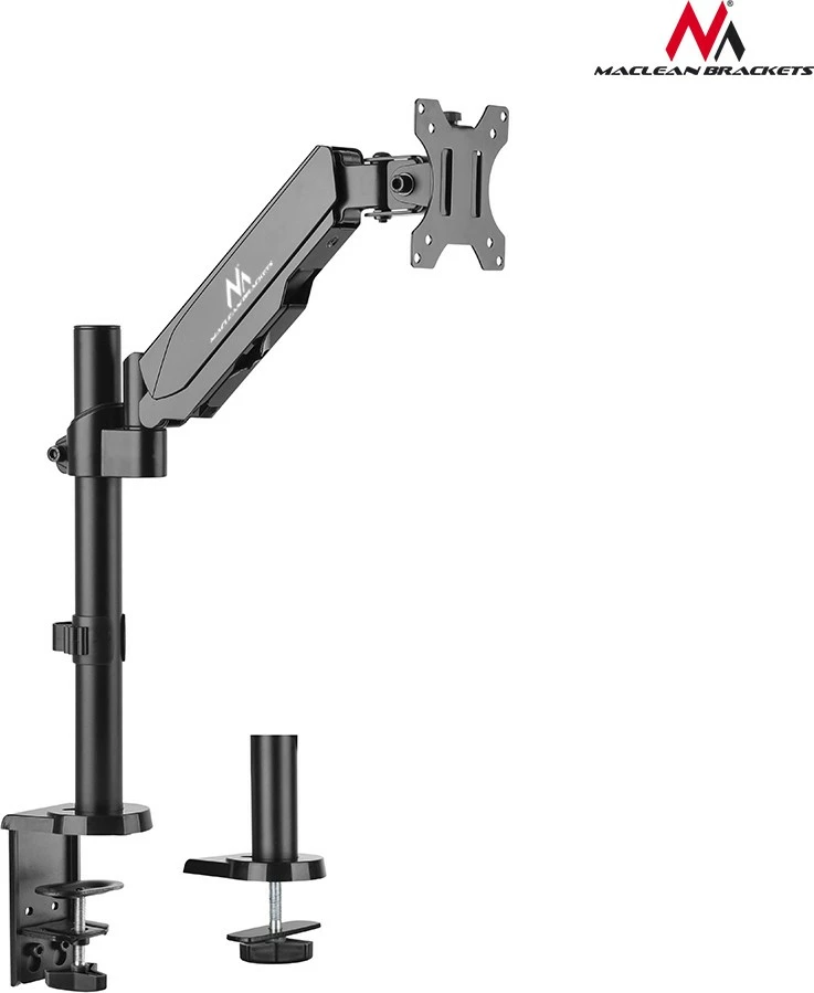 Mbajtës monitori Maclean MC-775 me krah me gaz, 17-32", i zi