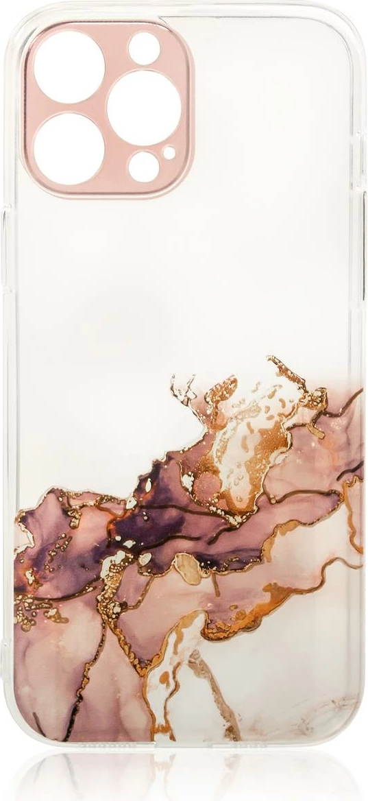 Mbështjellës Hurtel Marble Case për Xiaomi Redmi Note 11, kafe