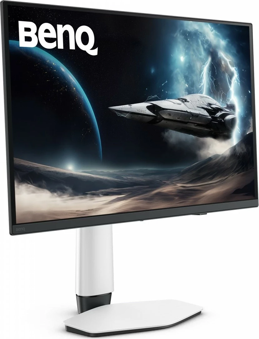 Monitor BenQ EX271UZ 26.5" 4K UHD 240Hz OLED QD‑OLED 0.03ms HDR1000 VRR eARC, ngjyrë zi/bardh