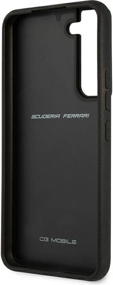 Mbështjellës Ferrari On Track, për Samsung Galaxy S22+, fibra karboni, i zi