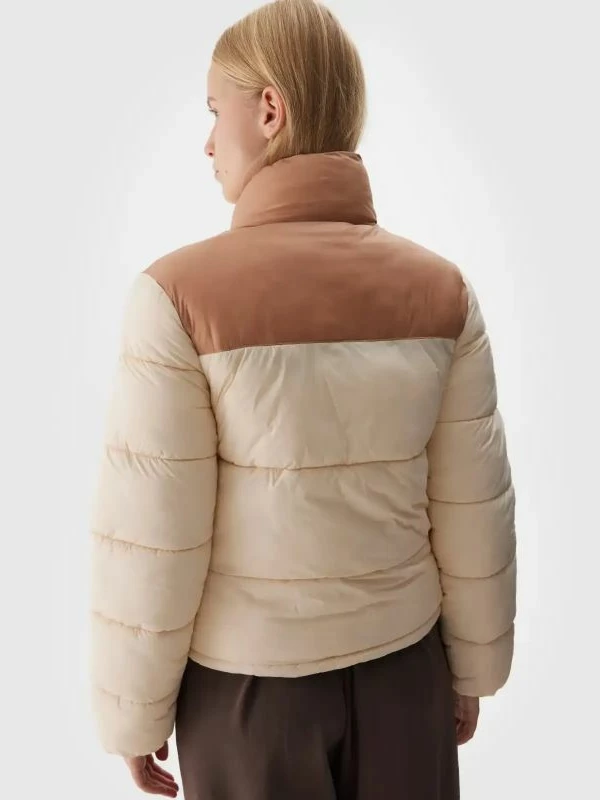 Jakne për femra 4F, bezhë