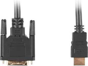 Kabllo Lanberg CA-HDDV-10CC-0018-BK, 1.8m, HDMI, Type A, e zezë