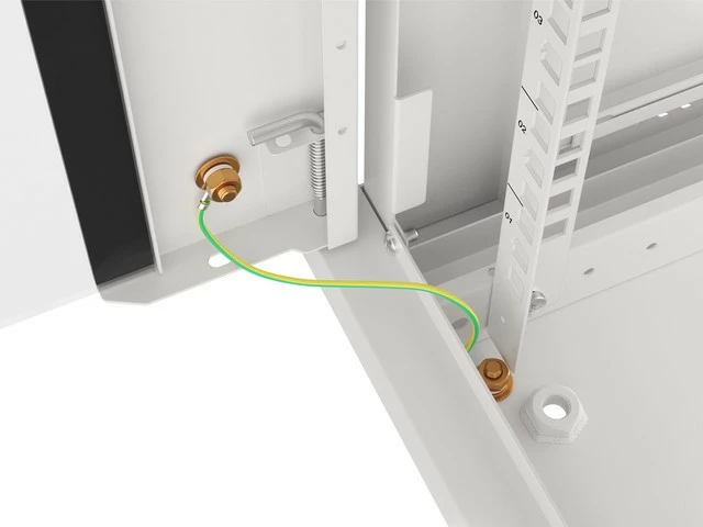 Kasë rrjeti për mur Lanberg WF01-6409-00S, 9U, 600x450 mm, Gri