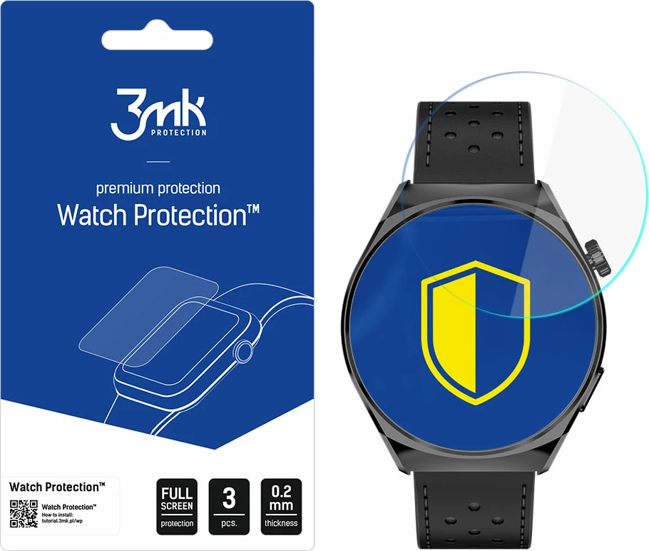 Film mbrojtës për smartwatch 3mk Protection Watch Protection ARC, për Garett V12, 3 copë
