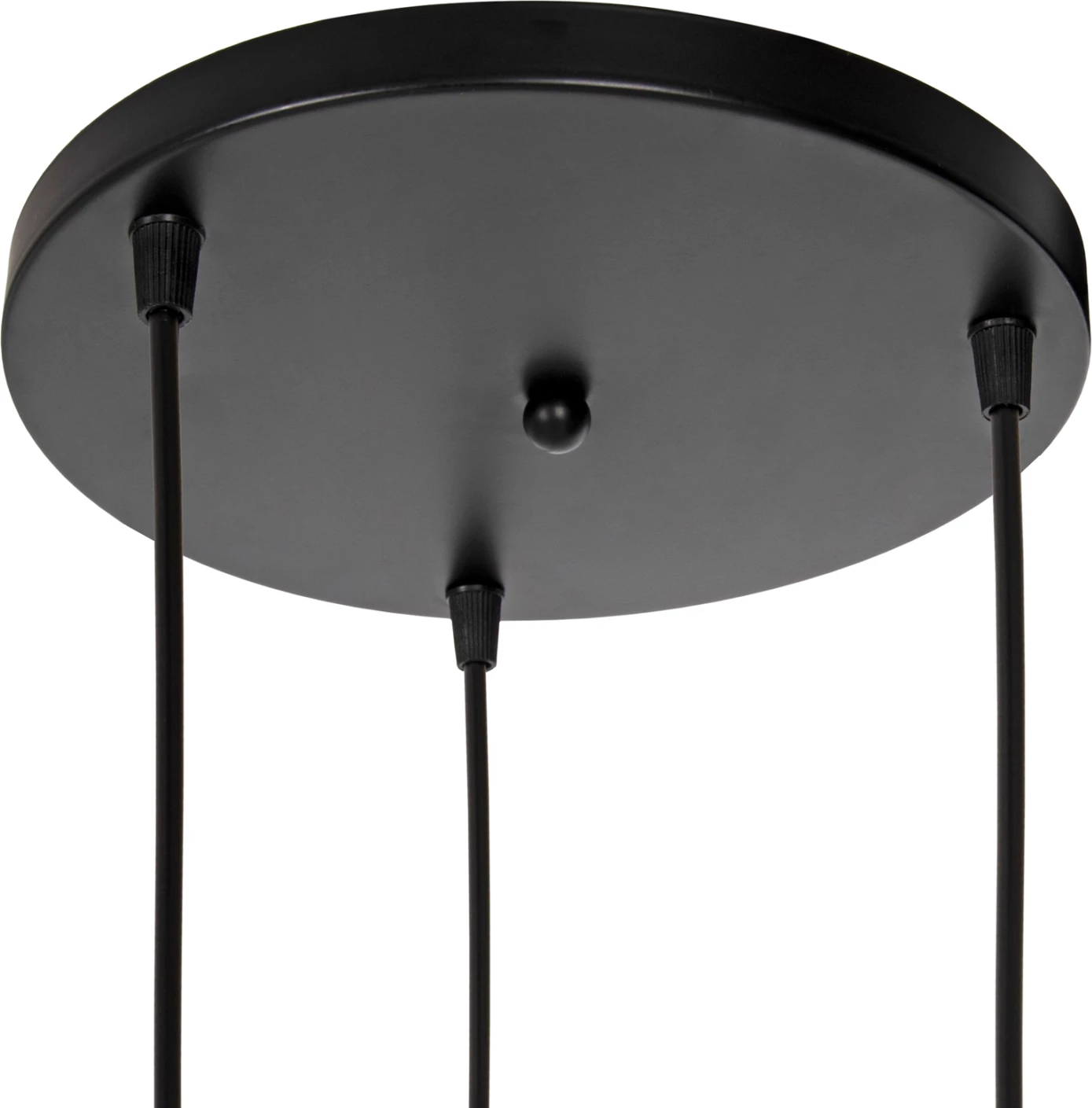 Llambë varëse tavani, 3 drita, metal i zi, FH4089, Φ34x128H cm