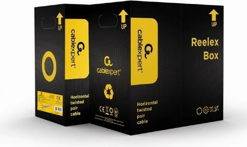 Kabllo rrjeti Gembird Cat 5e, 305m, Gri