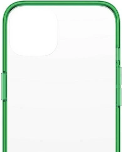 Mbështjellës PanzerGlass ClearCase për iPhone 13/14/15, transparent, i gjelbër, antibakterial, Military Grade