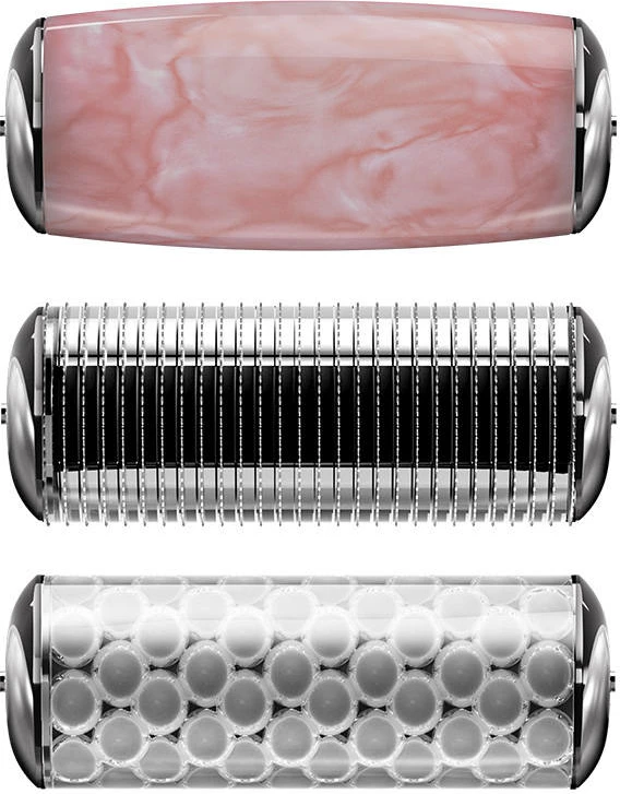 Roller mezoterapie Geske MicroNeedle Face&Body 9in1 me aplikacion, magenta