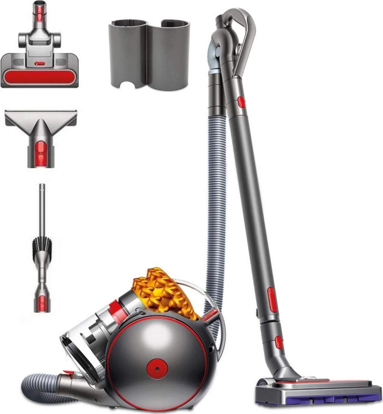 Fshesë me korent Dyson Cinetic Big Ball Multifloor 2, pa qese, argjendtë