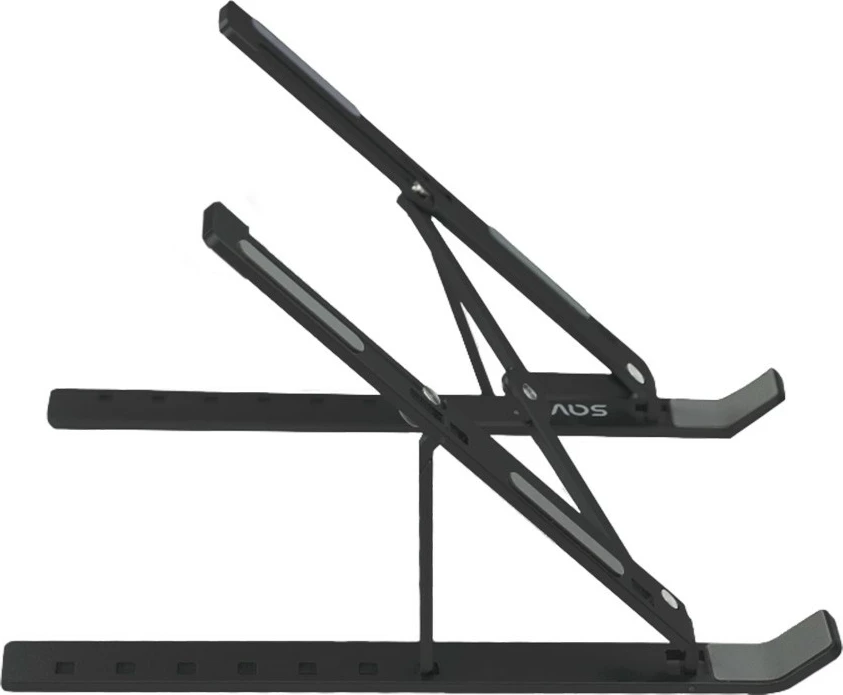 Mbajtës portativ për laptop/tablet Savio PB-05, alumini, i zi