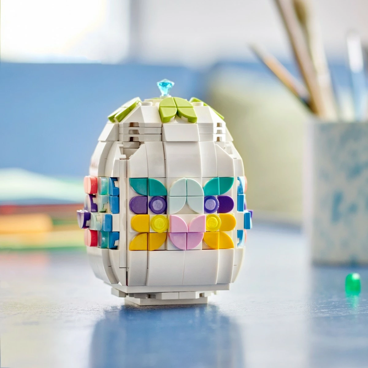 Set ndërtimi, LEGO, 40816 Decorative Easter Egg, 386 pjesë, plastikë, moshat 9+, multingjyrësh