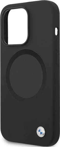 Mbështjellës BMW BMHMP14LSILBK2 për iPhone 14 Pro, MagSafe, i zi